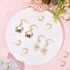 10Pcs Brass Stud Earring Findings&nbsp;KK-BBC0023-23