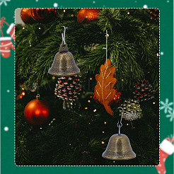 20Pcs Iron Bell Pendant Decoration&nbsp;AJEW-SC0031-30