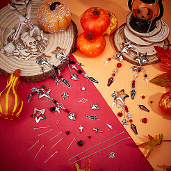 DIY Star Snap Hair Clips Kits&nbsp;DIY-SC0031-77