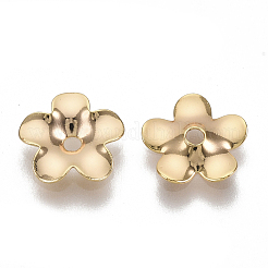 Brass Bead Caps&nbsp;X-KK-T055-002G-NF