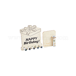 Happy Birthday Laser Cut Wooden Money Holder Display Stands&nbsp;AJEW-FG0004-31
