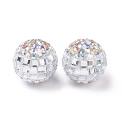 Polymer Clay Rhinestone Beads&nbsp;RB-L029-04A