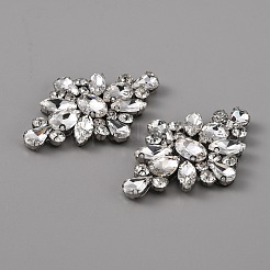 Hotfix Rhinestone Iron on Patches&nbsp;RGLA-WH0014-01E