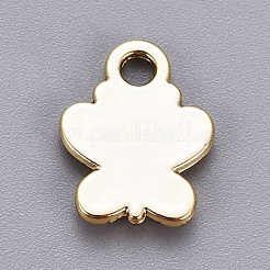Light Gold Plated Alloy Charms&nbsp;ENAM-L029-05KCG
