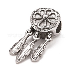 304 Stainless Steel European Beads&nbsp;STAS-I194-13AS