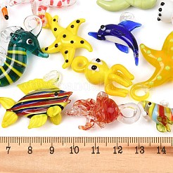 Handmade Lampwork Pendants&nbsp;LA-CBA1E53-02