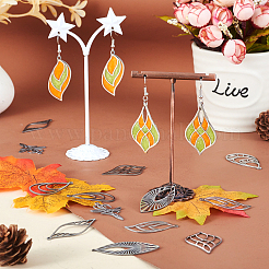14Pcs 7 Style Stainless Steel Pendants&nbsp;STAS-PJ0001-46