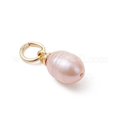 Natural Cultured Freshwater Pearl Pendants&nbsp;PALLOY-JF05172-01