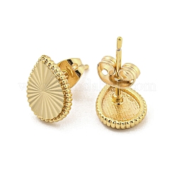 Brass Ear Studs&nbsp;EJEW-P261-05G