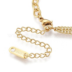 304 Stainless Steel Pendant Necklaces&nbsp;NJEW-K120-16G