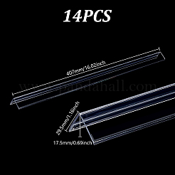 Plastic Self-adhesive Wall Corner Protector&nbsp;LS-AJEW-WH0606-90A