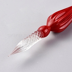 Handmade Glass Dip Pen&nbsp;AJEW-WH0121-43B