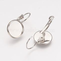 Brass Leverback Earring Findings&nbsp;LS-KK-H023-P