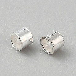 925 Sterling Silver Tube Beads&nbsp;STER-WH0061-28D