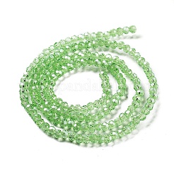 Electroplate Transparent Glass Beads Strands&nbsp;EGLA-A035-T3mm-A09