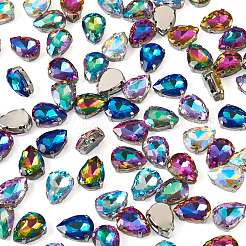 100Pcs 10 Colors Sew on Rhinestone&nbsp;DIY-CW0001-38