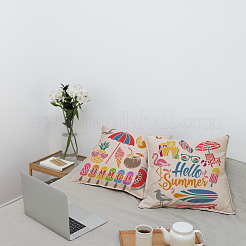 1 Set Summer Theme PET Hollow Out Drawing Painting Stencils&nbsp;DIY-MA0004-76B
