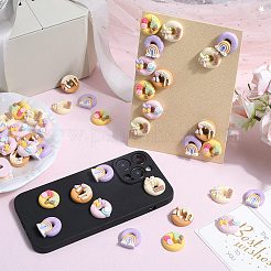 50Pcs 5 Styles Opaque Resin Imitation Food Cabochons&nbsp;RESI-SC0002-94