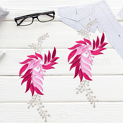 Thread Embroidery Flower Cloth Patches&nbsp;PATC-WH20010-02C