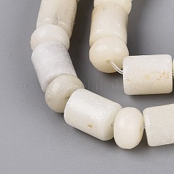 Natural White African Opal Beads Strands&nbsp;G-Q616-09N