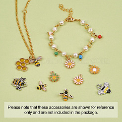 Alloy Enamel Pendants&nbsp;ENAM-TA0001-09