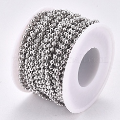 304 Stainless Steel Ball Chains&nbsp;CHS-F009-01D-P
