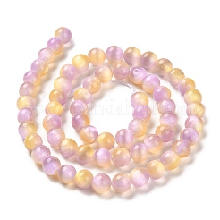 Natural Selenite Dyed Beads Strands&nbsp;G-P493-02I