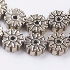 PVD Vacuum Plating Electroplate Non-magnetic Synthetic Hematite Beads Strands&nbsp;G-F534-H