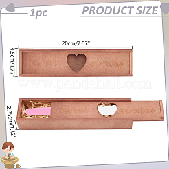 1Pc Rectangle Wooden Pregnancy Test Keepsake Slider Boxes&nbsp;CON-WR0001-18