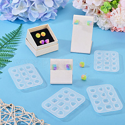 4Pcs 2 Styles DIY Earring Silicone Molds&nbsp;DIY-TADJ0001-17