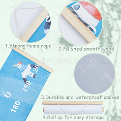 Ocean Theme Removable Height Chart for Kids&nbsp;AJEW-WH0165-69A