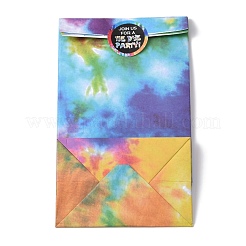 Rectangle with Tie-Dye Pattern Kraft Paper Bag&nbsp;CARB-PH0002-07