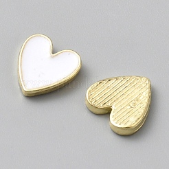 Zinc Alloy Heart Cabochons&nbsp;MRMJ-WH0201-009B