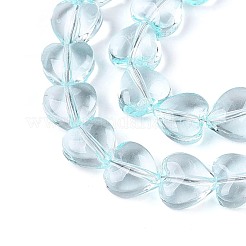 Baking Paint Transparent Glass Beads Strands&nbsp;DGLA-N021-01A-01