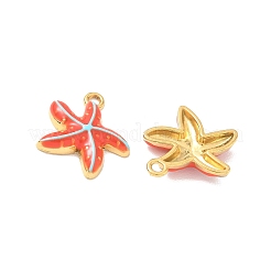 304 Stainless Steel Enamel Pendants&nbsp;STAS-Q119-08G-09