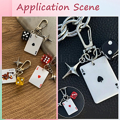 24Pcs 4 Styles Resin Pendants&nbsp;RESI-SC0036-43
