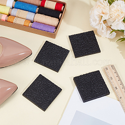 2Pairs Square Rubber Anti-slip Stickers for Shoe Soles&nbsp;AJEW-CY0002-56