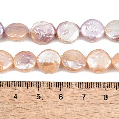 Natural Baroque Keshi Pearl Coin Beads Strands&nbsp;PA-CBAFEE8-15C