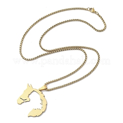 201 Stainless Steel Pendant Necklaces for Women&nbsp;LS-NJEW-U021-07G