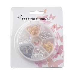 Brass Leverback Earring Findings&nbsp;KK-JP0010-07