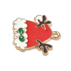Christmas Alloy Enamel Pendants&nbsp;ENAM-B035-02E-06KCG