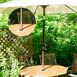 6Pcs 2 Colors PVC Patio Table Umbrella Hole Ring Plug and Caps&nbsp;FIND-FH0016-74