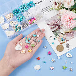 DIY Ocean Jewelry Making Finding Kit&nbsp;DIY-PH0013-78