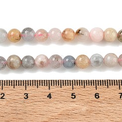 Natural Morganite Beads Strands&nbsp;G-Z164-A01-6mm