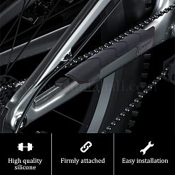 Silicone Bicycle Down Tube Frame Protectors&nbsp;AJEW-WH0317-17