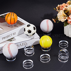 Acrylic Column Necklaces Display Stands&nbsp;ODIS-WH20003-03