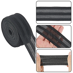9.4 Yards Flat Polyester Mesh Elastic Wide Band&nbsp;OCOR-CY0003-31B-02