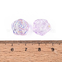 Electroplate Transparent Glass Beads Strands&nbsp;EGLA-N056-02A-03