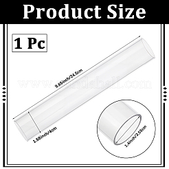 Round Transparent Acrylic Tube&nbsp;AJEW-CY0002-54B