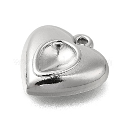 304 Stainless Steel Pendant Cabochon Settings&nbsp;STAS-D192-03P